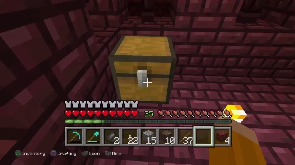 Finding a Saddle in Minecraft Survival Mode