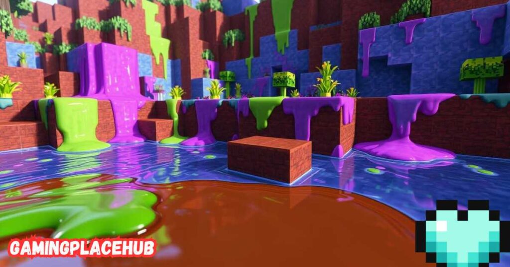 Minecraft Oozing Liquids in Minecraft